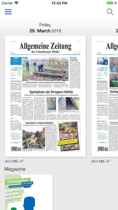 Emulate iPhone app AZ ePaper using MyAndroid Emulate iPhone app AZ ePaper using MyAndroid