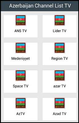 Emulate Android APK Azerbaijan Channel List TV
