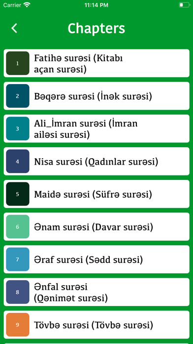 Emulate iPhone app Azerbaijani Quran using MyAndroid Emulate iPhone app Azerbaijani Quran using MyAndroid