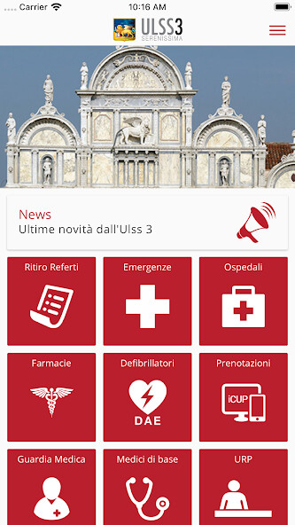 Emulate iPhone app Azienda ULSS 3 Serenissima using MyAndroid Emulate iPhone app Azienda ULSS 3 Serenissima using MyAndroid