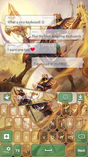 Run android online APK Azir Keyboard from MyAndroid or emulate Azir Keyboard using MyAndroid