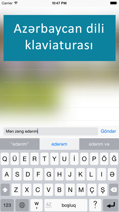 Emulate iPhone app AZ Keyboard with autocorrect using MyAndroid