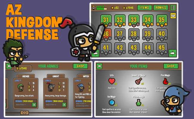 Emulate Android APK AZ Kingdom Defense