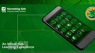 Emulate iPhone app AZ LGMA Food Safety Training using MyAndroid
