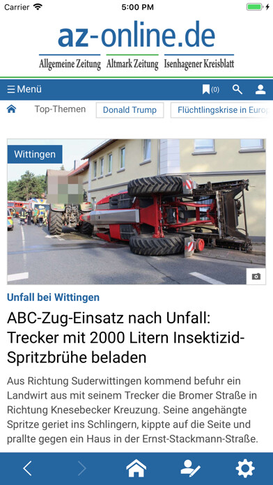 Emulate iPhone app az-online.de using MyAndroid Emulate iPhone app az-online.de using MyAndroid