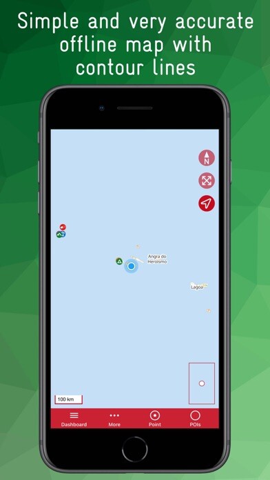 Emulate iPhone app Azores Offline Map using MyAndroid Emulate iPhone app Azores Offline Map using MyAndroid