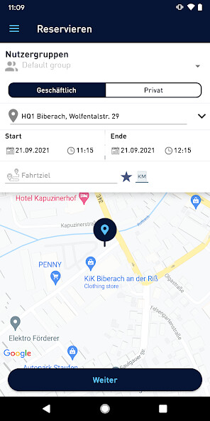 Run android online APK AZOWO - Corporate Carsharing from MyAndroid or emulate AZOWO - Corporate Carsharing using MyAndroid