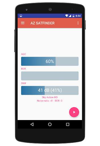 Emulate Android APK AZ SATFINDER