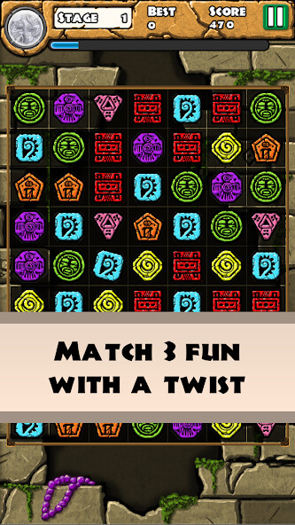 Run android online APK Aztec Temple Quest - Match 3 Puzzle Game from MyAndroid or emulate Aztec Temple Quest - Match 3 Puzzle Game using MyAndroid