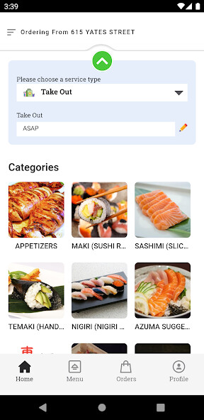 Run android online APK AZUMA SUSHI from MyAndroid or emulate AZUMA SUSHI using MyAndroid