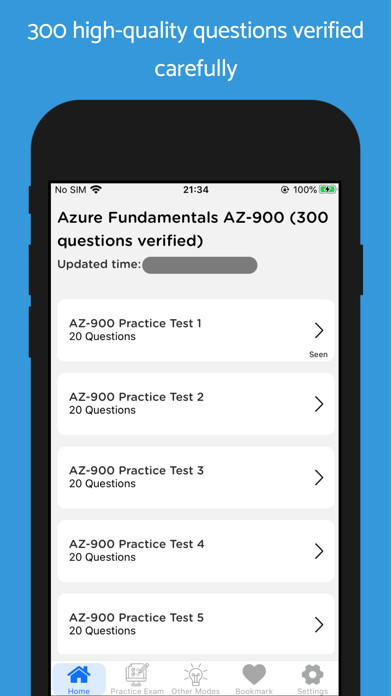 Emulate iPhone app Azure Fundamentals AZ-900 2023 using MyAndroid