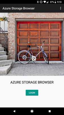 Emulate Android APK Azure Storage Browser