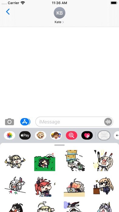 Emulate iPhone app AzurLane Sticker using MyAndroid