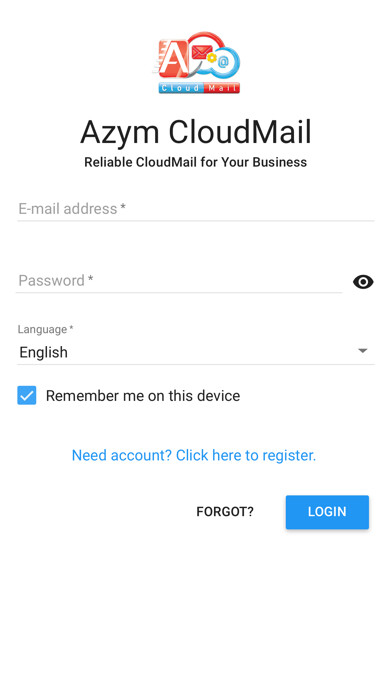 Emulate iPhone app Azym CloudMail using MyAndroid Emulate iPhone app Azym CloudMail using MyAndroid