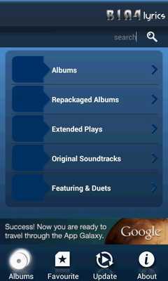 Emulate Android APK B1A4 Lyrics