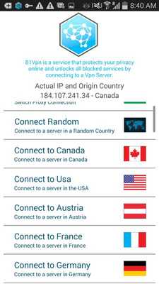 Emulate Android APK B1Vpn