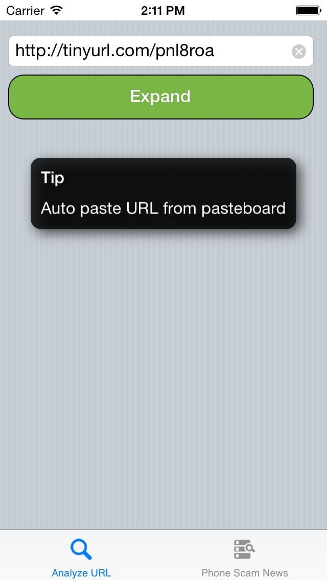 Emulate iPhone app B4Click - Expand URL using MyAndroid Emulate iPhone app B4Click - Expand URL using MyAndroid