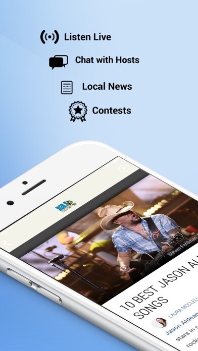 Emulate iPhone app B98.5 - Augusta (WEBB) using MyAndroid