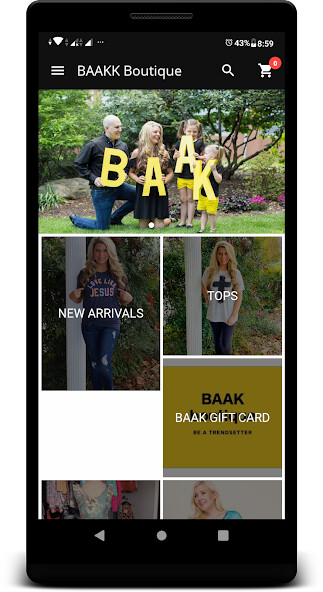 Run android online APK BAAKK Boutique from MyAndroid or emulate BAAKK Boutique using MyAndroid