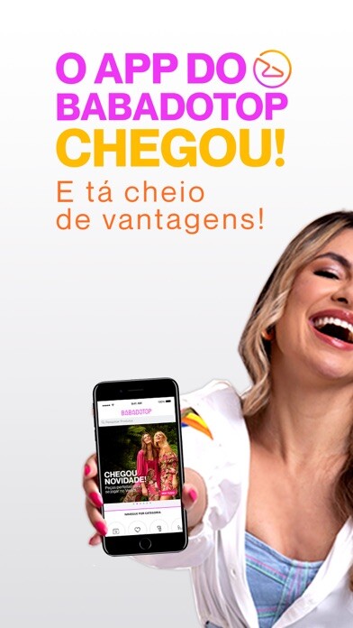 Emulate iPhone app Babadotop: Moda feminina using MyAndroid