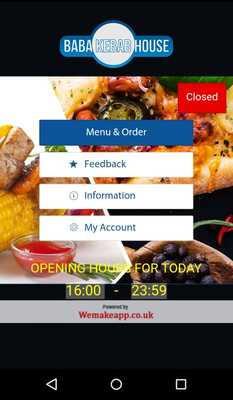 Emulate Android APK Baba Kebab Online