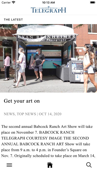 Emulate iPhone app Babcock Ranch Telegraph Mobile using MyAndroid Emulate iPhone app Babcock Ranch Telegraph Mobile using MyAndroid
