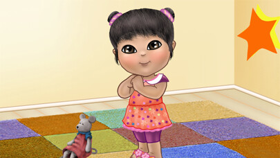 Emulate iPhone app Baby Adopter Dress Up using MyAndroid