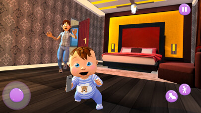 Emulate iPhone app Baby & Babysitter Fun Sim 3D using MyAndroid