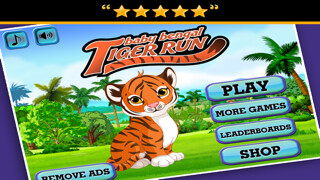 Emulate iPhone app Baby Bengal Tiger Run : A Happy Day in the Life of Fluff the Tiny Tiger using MyAndroid