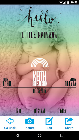 Run android online APK Baby Birth Announcement Maker from MyAndroid or emulate Baby Birth Announcement Maker using MyAndroid