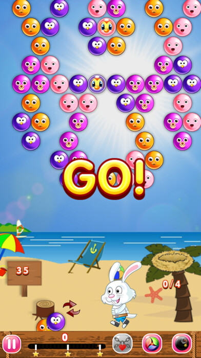 Emulate iPhone app Baby Bubble Bird Rescue using MyAndroid