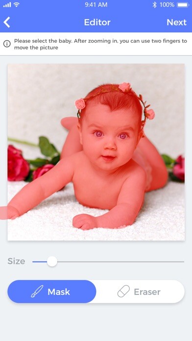 Emulate iPhone app Baby Camera - Oh! my baby using MyAndroid