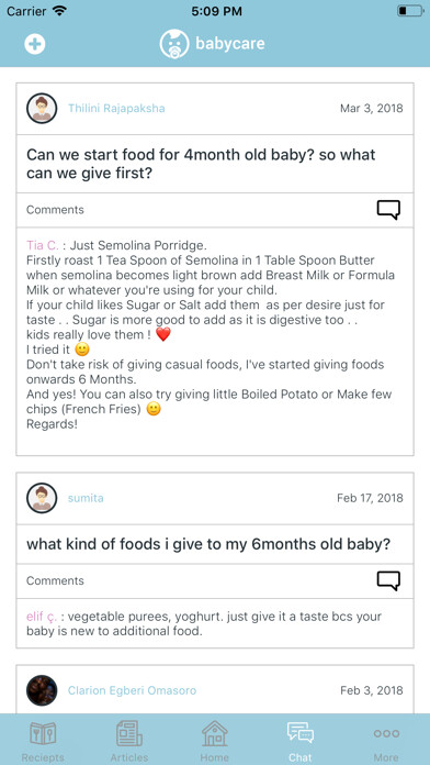 Emulate iPhone app Baby Care, Baby Recipe using MyAndroid Emulate iPhone app Baby Care, Baby Recipe using MyAndroid