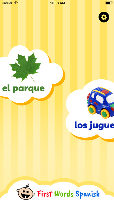 Emulate iPhone app BabyCloud First Words Spanish using MyAndroid Emulate iPhone app BabyCloud First Words Spanish using MyAndroid