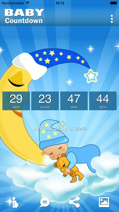 Emulate iPhone app Baby Countdown 2023 using MyAndroid Emulate iPhone app Baby Countdown 2023 using MyAndroid