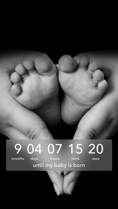 Emulate iPhone app Baby Countdown  ? using MyAndroid