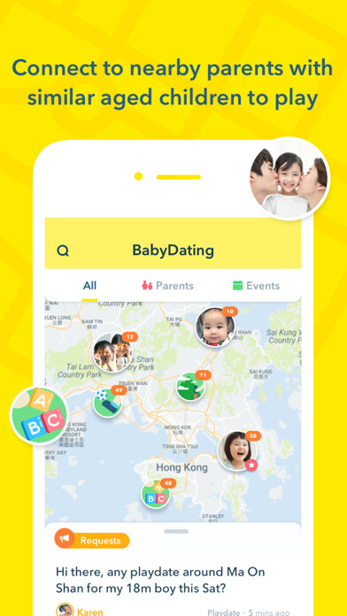 Emulate iPhone app BabyDating using MyAndroid