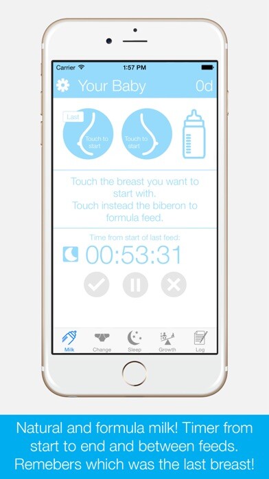 Emulate iPhone app BabyDiary - Track the progress of your newborn baby! using MyAndroid Emulate iPhone app BabyDiary - Track the progress of your newborn baby! using MyAndroid