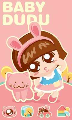 Emulate Android APK Babydudu GO Launcher Theme