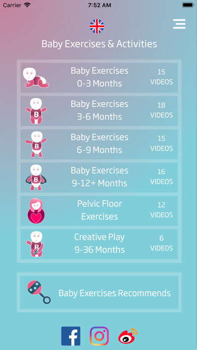 Emulate iPhone app Baby Exercises & Activities using MyAndroid Emulate iPhone app Baby Exercises & Activities using MyAndroid