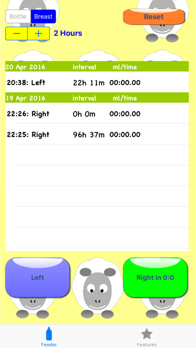 Emulate iPhone app Baby Feeder - Bottle feed and breast feeding using MyAndroid Emulate iPhone app Baby Feeder - Bottle feed and breast feeding using MyAndroid