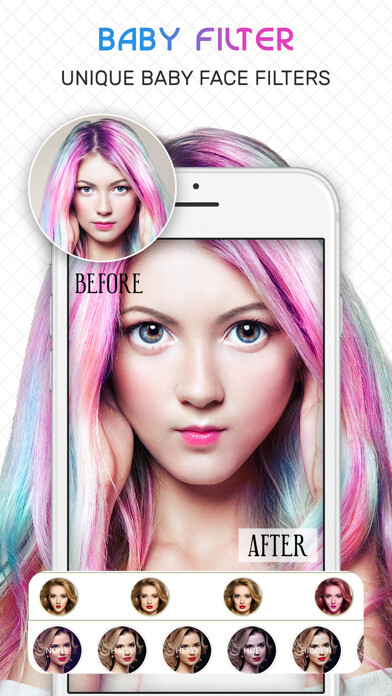 Emulate iPhone app Baby Filter - Baby Photo Art using MyAndroid
