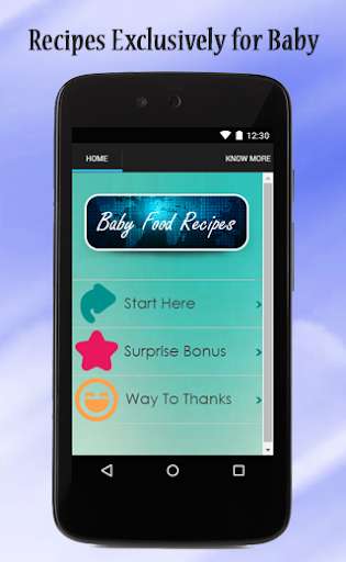 Run android online APK Baby Food Recipes Guide from MyAndroid or emulate Baby Food Recipes Guide using MyAndroid