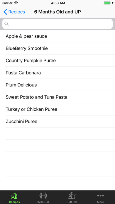 Emulate iPhone app Baby Food Recipes (Home-made) using MyAndroid Emulate iPhone app Baby Food Recipes (Home-made) using MyAndroid
