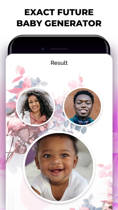 Emulate iPhone app Baby Generator AI: Future Test using MyAndroid