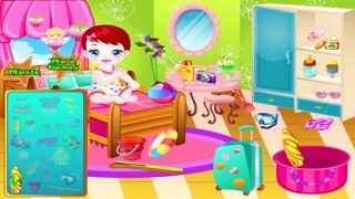 Emulate iPhone app Baby In the Sand - Swimming & Play for Girl & Kids Game using MyAndroid
