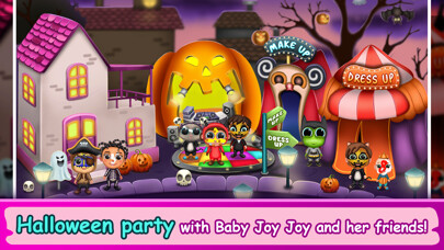 Emulate iPhone app Baby Joy Joy: Halloween Party using MyAndroid