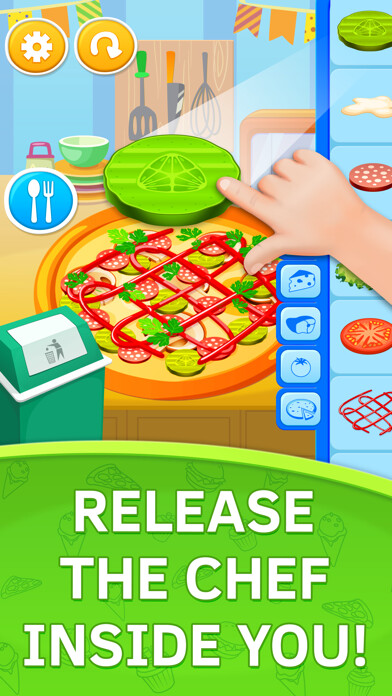 Emulate iPhone app Baby Kitchen: Pizza Little Chef using MyAndroid Emulate iPhone app Baby Kitchen: Pizza Little Chef using MyAndroid
