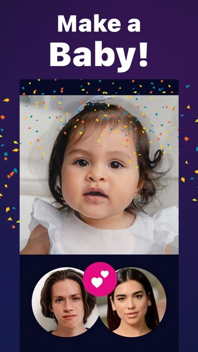 Emulate iPhone app BabyLab - Baby Maker Generator using MyAndroid