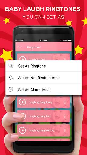 Run android online APK Baby Laughing Ringtone Cute Baby Laugh Sounds App from MyAndroid or emulate Baby Laughing Ringtone Cute Baby Laugh Sounds App using MyAndroid